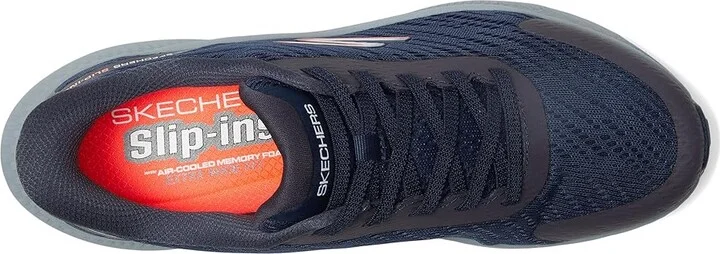 SKECHERS Hands Free Slip-ins Go Run Consistent 2.0 - Worldview Sneaker Men's Running Shoes Navy : 9.5 4E - Extra Wide, Synthetic - Image 2