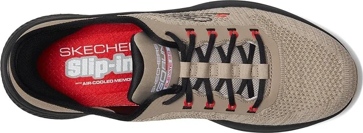 SKECHERS Hands Free Slip-ins: Go Run Elevate 2.0 Steady Motion Men's Shoes Taupe/Black : 13 D - Medium, Rubber/Synthetic - Image 2