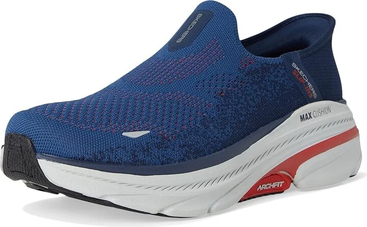SKECHERS Hands Free Slip-ins Max Cushioning Arch Fit 2.0 - Fortuitous 2.0 Men's Shoes Navy/Red : 8.5 EE - Wide, Synthetic - Image 5