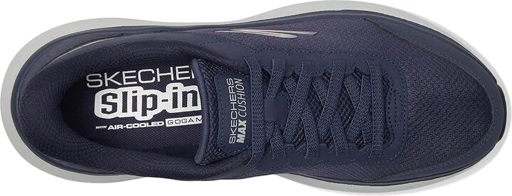 SKECHERS Hands Free Slip-ins Max Cushioning Endeavour Men's Running Shoes Navy/Orange : 7.5 D - Medium, Synthetic - Image 2