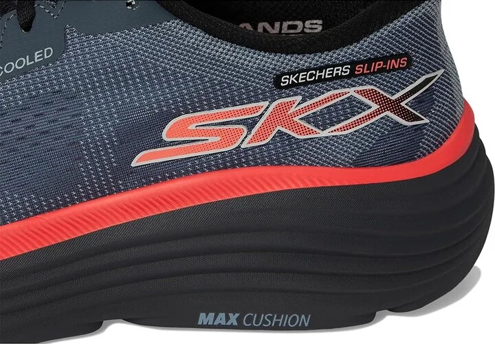 SKECHERS Hands Free Slip-ins Max Cushioning Endeavour Men's Running Shoes Slate : 7 D - Medium, Synthetic - Image 7