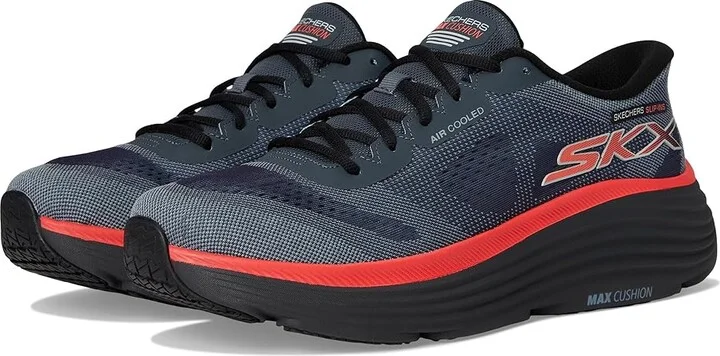 SKECHERS Hands Free Slip-ins Max Cushioning Endeavour Men's Running Shoes Slate : 7 D - Medium, Synthetic