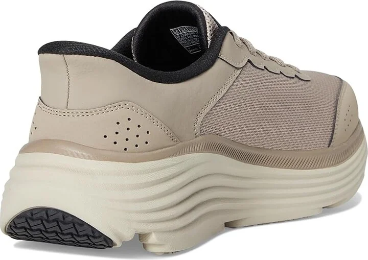 SKECHERS Hands Free Slip-ins Max Cushioning Endeavour Men's Shoes Taupe/Black : 9.5 E - Wide, Synthetic - Image 4