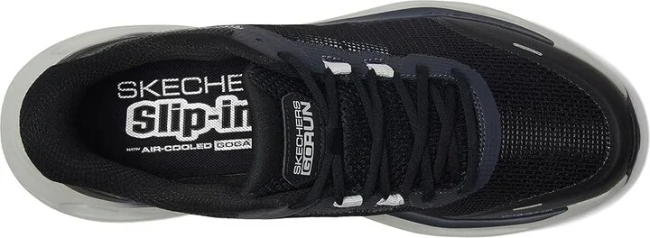 SKECHERS Hands Free Slip-ins Max Cushioning Glide-Step - Advert Sneaker Men's Running Shoes Black/Grey : 8 D - Medium - Image 2