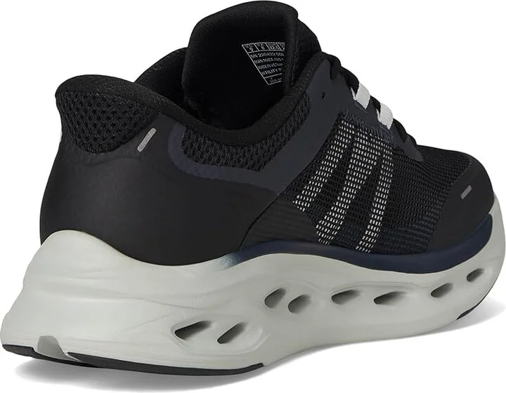 SKECHERS Hands Free Slip-ins Max Cushioning Glide-Step - Advert Sneaker Men's Running Shoes Black/Grey : 8 D - Medium - Image 4