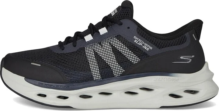 SKECHERS Hands Free Slip-ins Max Cushioning Glide-Step - Advert Sneaker Men's Running Shoes Black/Grey : 8 D - Medium - Image 6