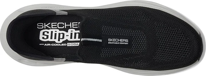 SKECHERS Hands Free Slip-ins Max Cushioning Glide-Step Sneaker Men's Running Shoes Black/Grey : 10 D - Medium - Image 2