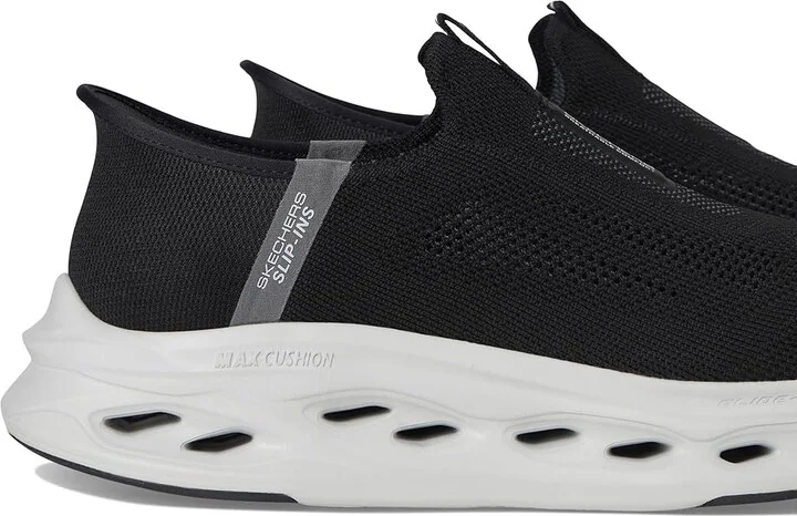 SKECHERS Hands Free Slip-ins Max Cushioning Glide-Step Sneaker Men's Running Shoes Black/Grey : 10 D - Medium - Image 7