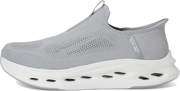 SKECHERS Hands Free Slip-ins Max Cushioning Glide-Step Sneaker Men's Running Shoes Grey : 10 4E - Extra Wide - Image 6