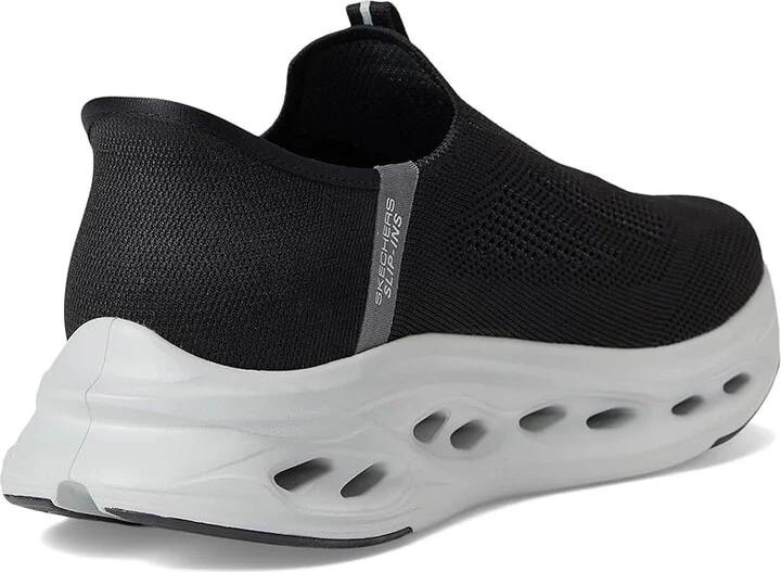 SKECHERS Hands Free Slip-ins Max Cushioning Glide-step Sneaker Men's Shoes Black/Gray : 10 E - Wide, Synthetic - Image 4