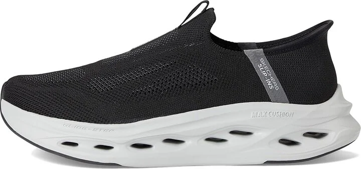 SKECHERS Hands Free Slip-ins Max Cushioning Glide-step Sneaker Men's Shoes Black/Gray : 10 E - Wide, Synthetic - Image 6