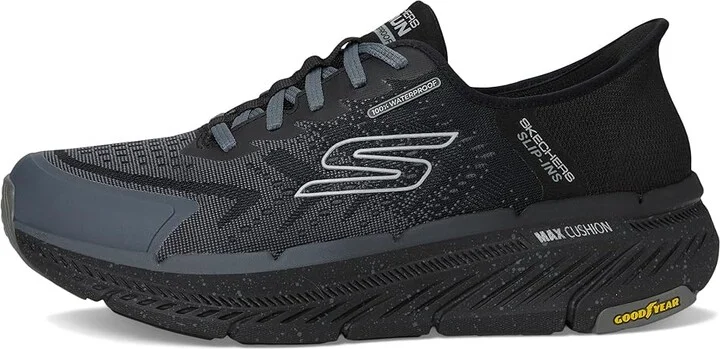 SKECHERS Hands Free Slip-ins Max Cushioning Premier 2.0 - 100% Waterproof Stanch Men's Shoes Black/Black : 7 D - Medium, Textile - Image 6