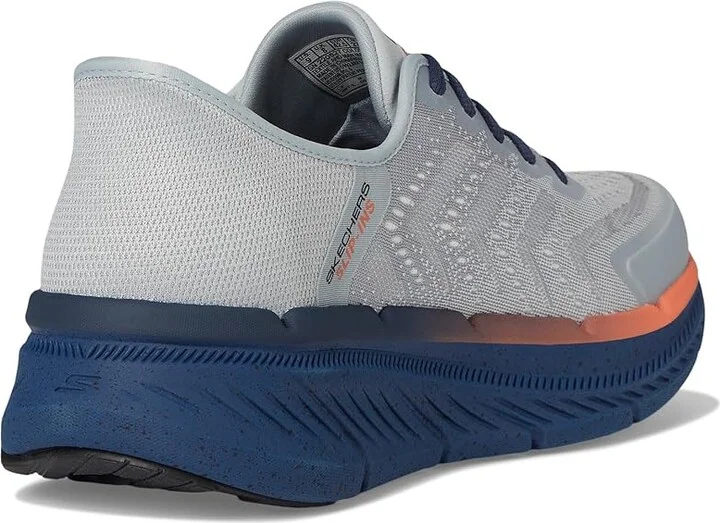 SKECHERS Hands Free Slip-ins Max Cushioning Premier 2.0 - 100% Waterproof Stanch Men's Shoes Grey/Navy : 7 D - Medium, Textile - Image 4