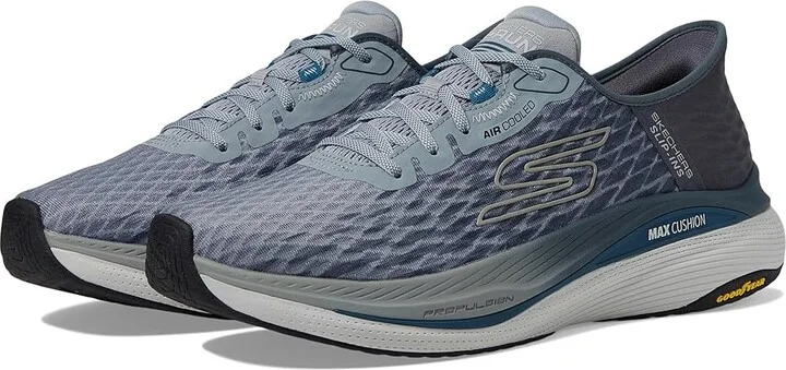 SKECHERS Hands Free Slip-ins Max Cushioning Propulsion Men's Shoes Charcoal : 7.5 D - Medium, Rubber
