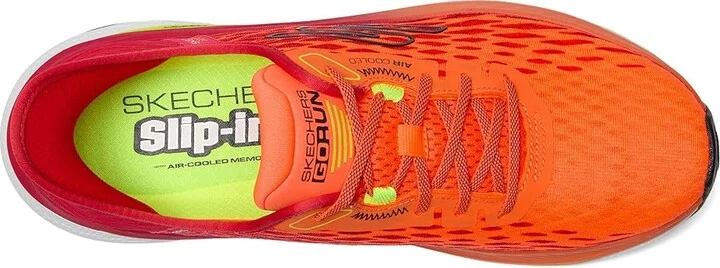 SKECHERS Hands Free Slip-ins Max Cushioning Propulsion Men's Shoes Orange/Multi : 7.5 D - Medium, Rubber - Image 2