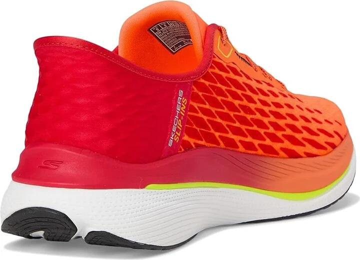 SKECHERS Hands Free Slip-ins Max Cushioning Propulsion Men's Shoes Orange/Multi : 7.5 D - Medium, Rubber - Image 4