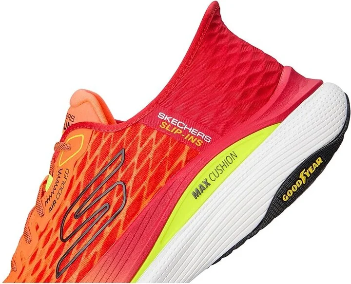 SKECHERS Hands Free Slip-ins Max Cushioning Propulsion Men's Shoes Orange/Multi : 7.5 D - Medium, Rubber - Image 7