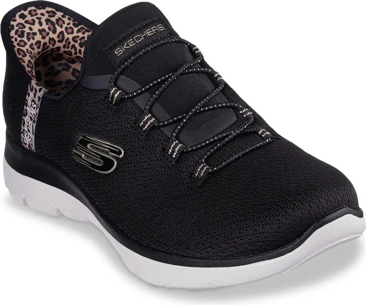 Skechers Hands Free SlipIns: Summits Leopard Chic SlipOn Sneaker