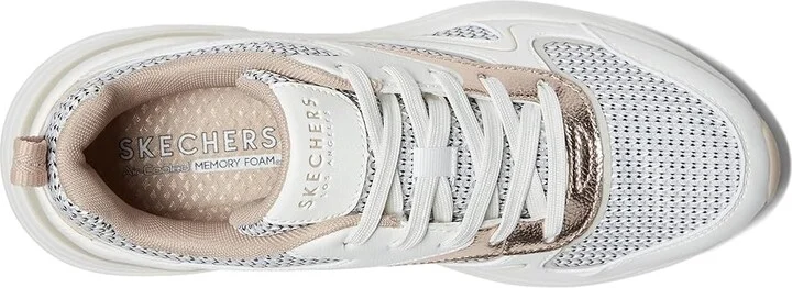 SKECHERS Hazel - Metallic Soiree Women's Shoes White/Gold : 7.5 B - Medium, Synthetic - Image 2