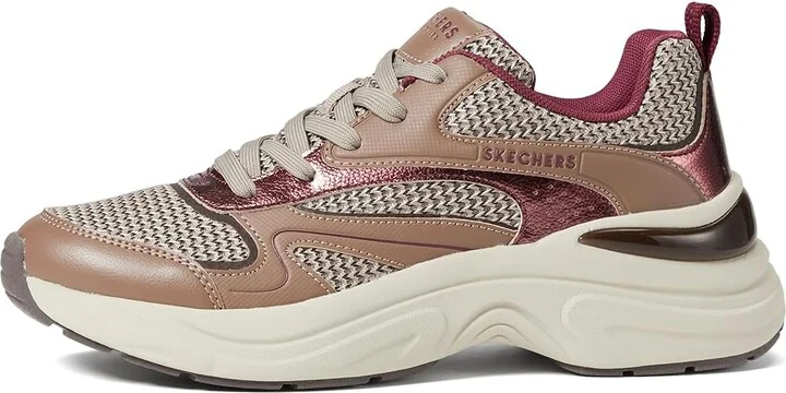 SKECHERS Hazel - Metallic Soiree Women's Shoes White/Gold : 7.5 B - Medium, Synthetic - Image 11