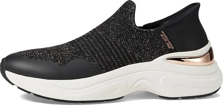 SKECHERS Hazel - Sugarland Hands Free Slip-In Women's Shoes Taupe/Gold : 5.5 B - Medium, Synthetic - Image 11