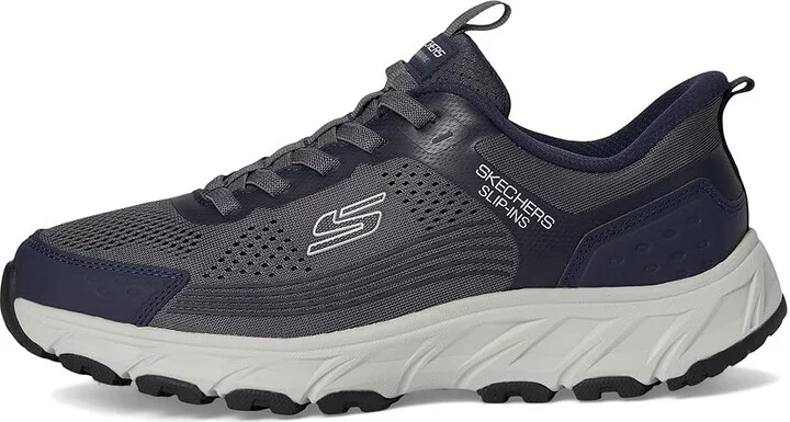 SKECHERS Hillcrest 2.0 Hands Free Slip-in Men's Shoes Navy : 7 EE - Wide, Textile - Image 6