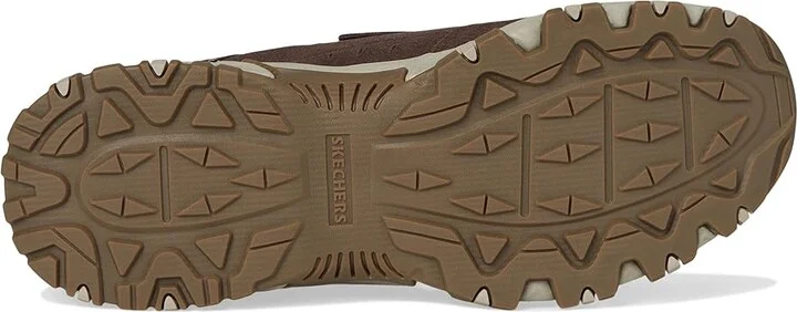 SKECHERS Hillcrest Cedar Root Hands Free Slip-in Men's Shoes Brown : 7 D - Medium, Polyester/Suede - Image 3