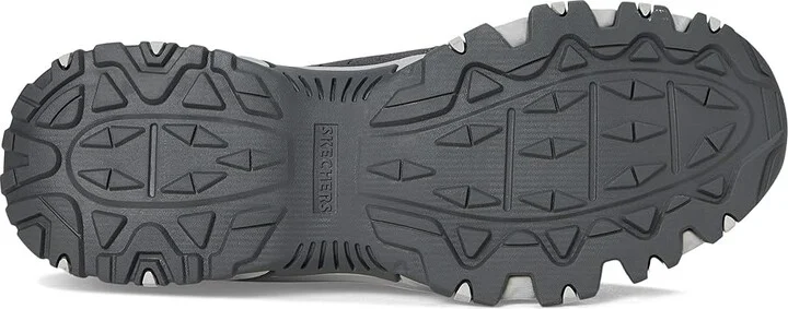 SKECHERS Hillcrest Cedar Root Hands Free Slip-in Men's Shoes Charcoal : 7.5 D - Medium, Polyester/Suede - Image 3