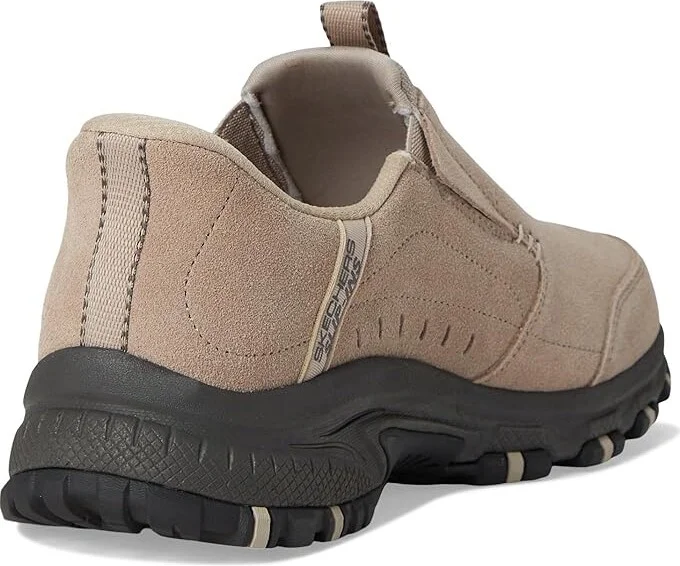 SKECHERS Hillcrest Cedar Root Hands Free Slip-in Men's Shoes Tan : 7 D - Medium, Polyester/Suede - Image 4