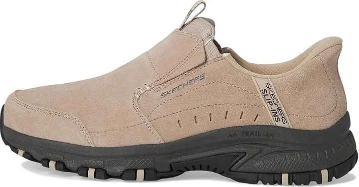 SKECHERS Hillcrest Cedar Root Hands Free Slip-in Men's Shoes Tan : 7 D - Medium, Polyester/Suede - Image 6