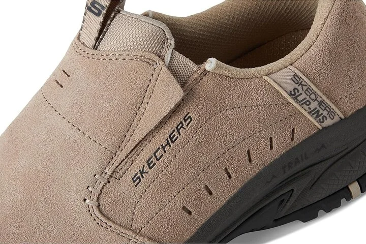 SKECHERS Hillcrest Cedar Root Hands Free Slip-in Men's Shoes Tan : 7 D - Medium, Polyester/Suede - Image 7