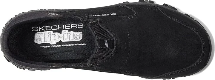 SKECHERS Hillcrest - Sunapee Hands Free Slip-Ins Women's Shoes Black : 5.5 B - Medium, Suede - Image 2