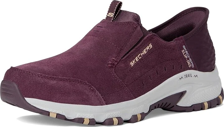 SKECHERS Hillcrest - Sunapee Hands Free Slip-Ins Women's Shoes Brown : 10 B - Medium, Suede - Image 10