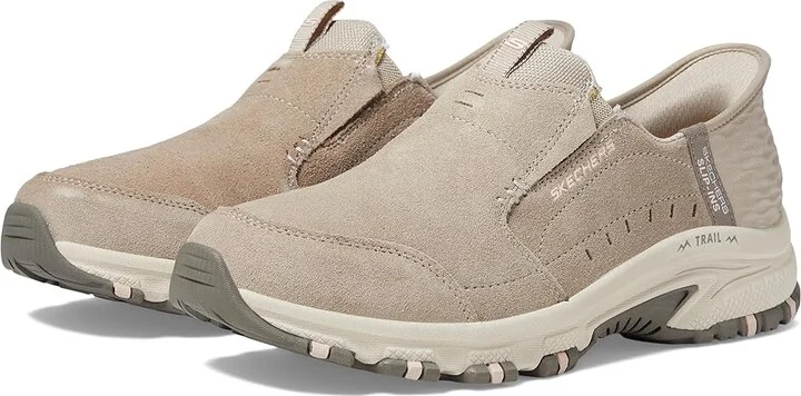 SKECHERS Hillcrest - Sunapee Hands Free Slip-Ins Women's Shoes Taupe : 5 B - Medium, Suede