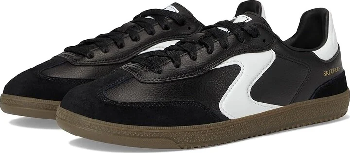 SKECHERS Hotshot-Kickoff Women's Shoes Black/White : 6.5 B - Medium, Synthetic