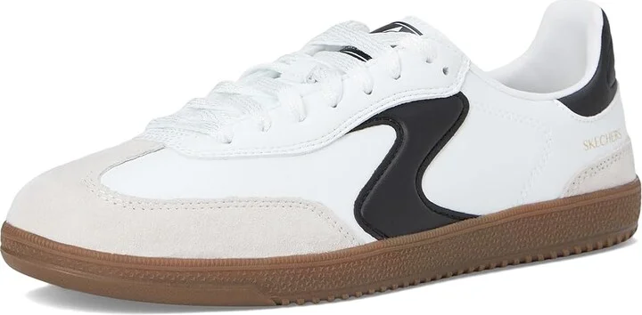 SKECHERS Hotshot-Kickoff Women's Shoes White/Black : 11 B - Medium, Synthetic - Image 5