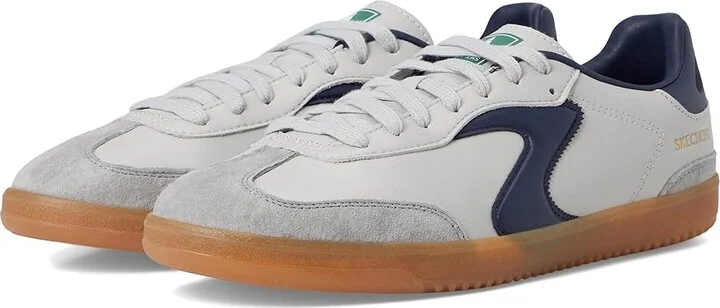 SKECHERS Hotshot Men's Shoes Gray/Navy : 9 D - Medium, Suede