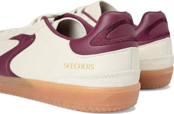 SKECHERS Hotshot Men's Shoes Natural/Burgundy : 12 D - Medium, Suede - Image 7