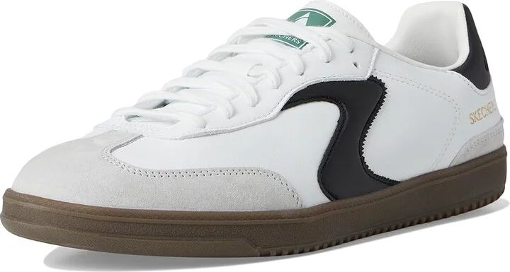 SKECHERS Hotshot Men's Shoes White/Black : 7 D - Medium, Suede - Image 5