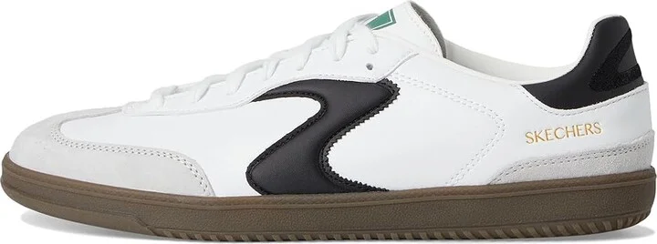 SKECHERS Hotshot Men's Shoes White/Black : 7 D - Medium, Suede - Image 6