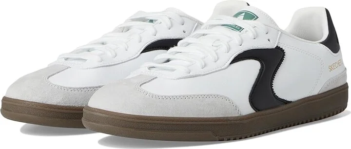 SKECHERS Hotshot Men's Shoes White/Black : 7 D - Medium, Suede