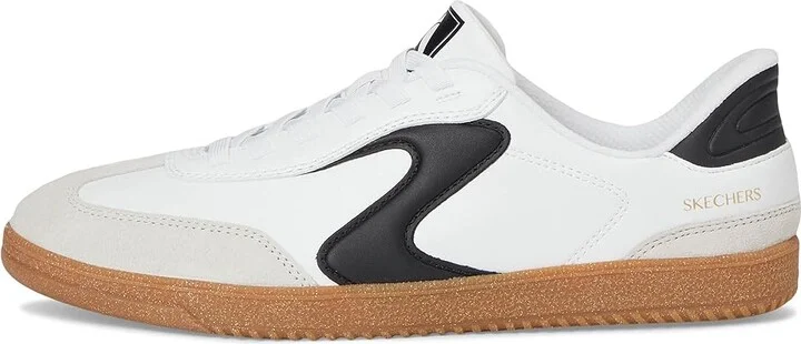 SKECHERS Hotshot-Perfect Choice Hands-Free Slip-Ins Women's Shoes White/Black : 5.5 B - Medium, Suede - Image 6