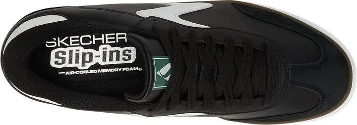 SKECHERS Hotshot - Relegate Hands-Free Slip-Ins Men's Shoes Black/White : 14 D - Medium, Suede - Image 2