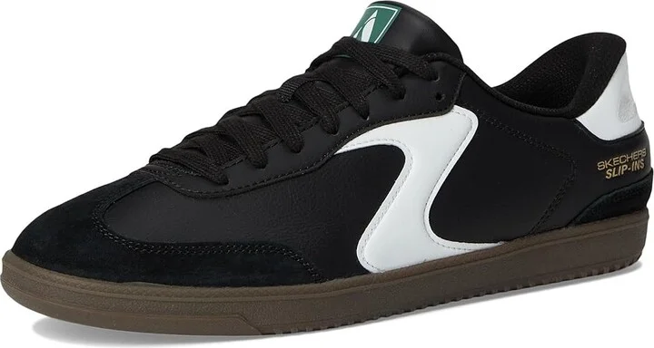 SKECHERS Hotshot - Relegate Hands-Free Slip-Ins Men's Shoes Black/White : 14 D - Medium, Suede - Image 5