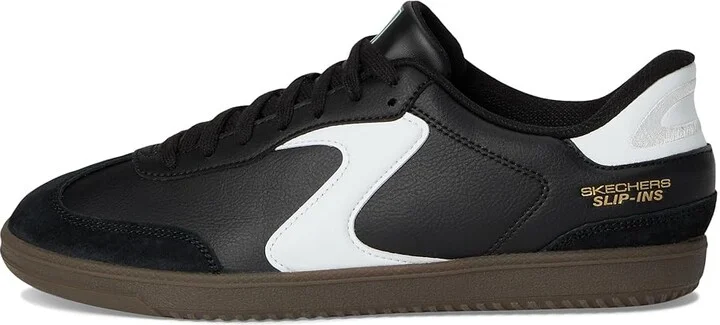 SKECHERS Hotshot - Relegate Hands-Free Slip-Ins Men's Shoes Black/White : 14 D - Medium, Suede - Image 6