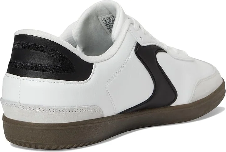 SKECHERS Hotshot - Relegate Hands-Free Slip-Ins Men's Shoes White/Black : 8.5 D - Medium, Suede - Image 4