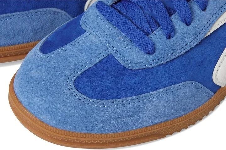 SKECHERS Hotshot - Varsity Crew Women's Shoes Blue : 9 B - Medium, Suede - Image 7