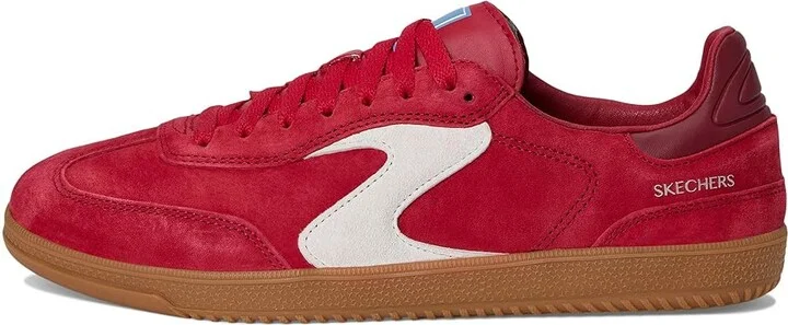 SKECHERS Hotshot - Varsity Crew Women's Shoes Red : 9 B - Medium, Suede - Image 6