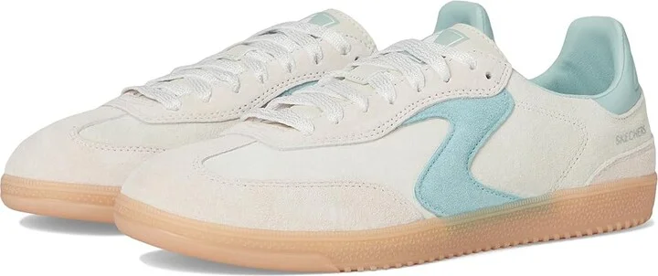 SKECHERS Hotshot Women's Shoes Natural/Aqua : 9 B - Medium, Leather