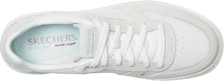SKECHERS Jade Women's Shoes White/Multi : 5.5 B - Medium, Suede - Image 2